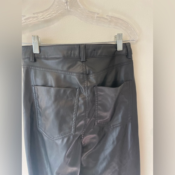 Zara Black Leather Pants - Picture 10 of 12